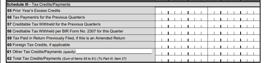 bir form 1701q part 5 schedule 3