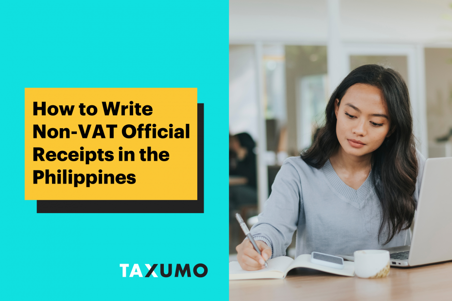 How to Write Non-VAT Official Receipts in the Philippines