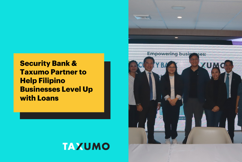 Security Bank & Taxumo Partner to Help Filipino Businesses Level Up with Loans