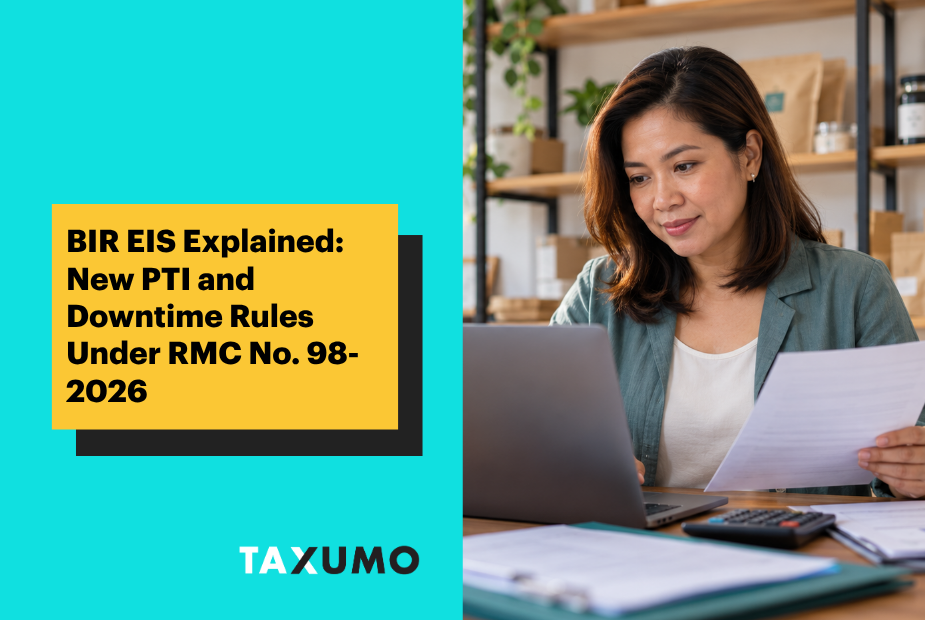 BIR EIS Explained: New PTI and Downtime Rules Under RMC No. 98-2026